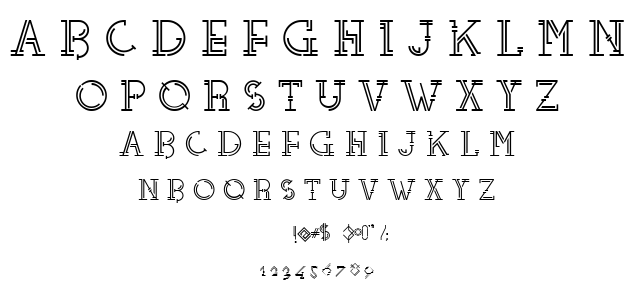 TELÉFONO font