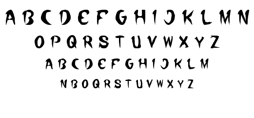 where wolf font