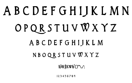Woodgod font