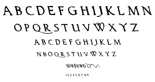 Woodgod font