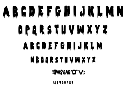 Zombie Control font