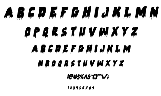 Zombie Control font