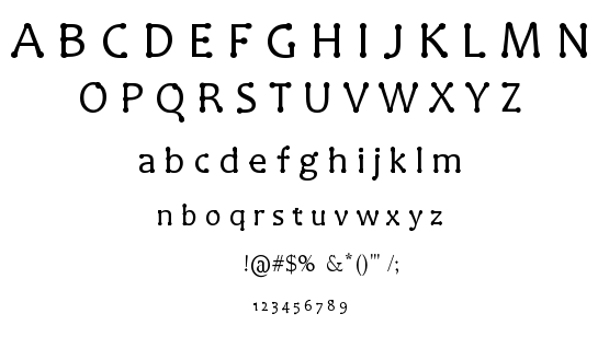 Aunty Lils Dots font