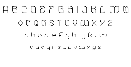 BAMBOO chopsticks font