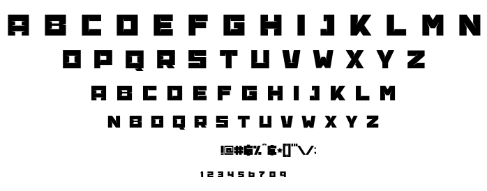Banana Brick font