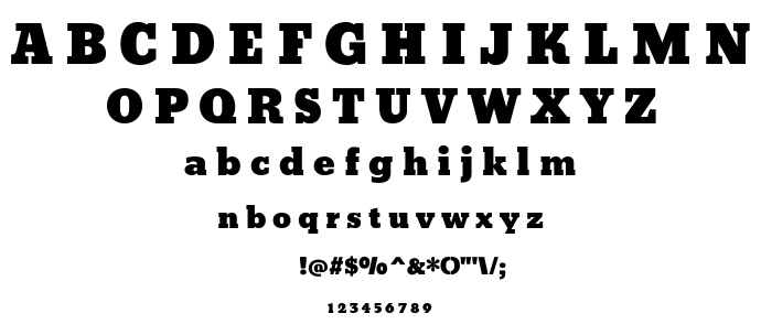 Bevan font