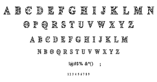 CF Deco 1492 font