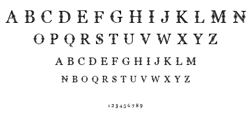 CF Diamond font