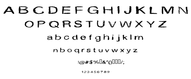 CF Marie Eve font