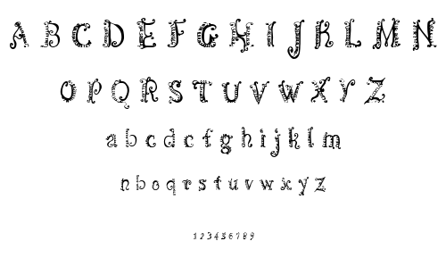 CF Spirality font