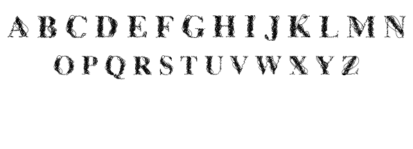 CF WireFrame font