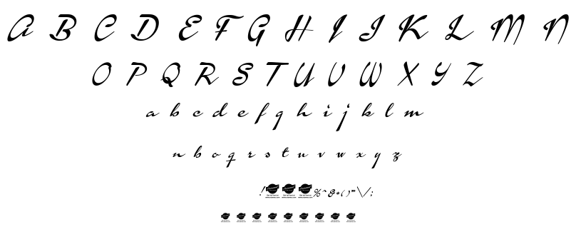 Calendary Hands font