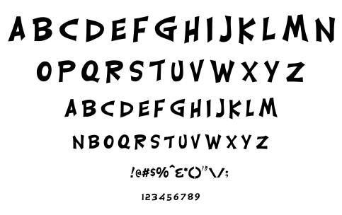 Carrick Groovy font