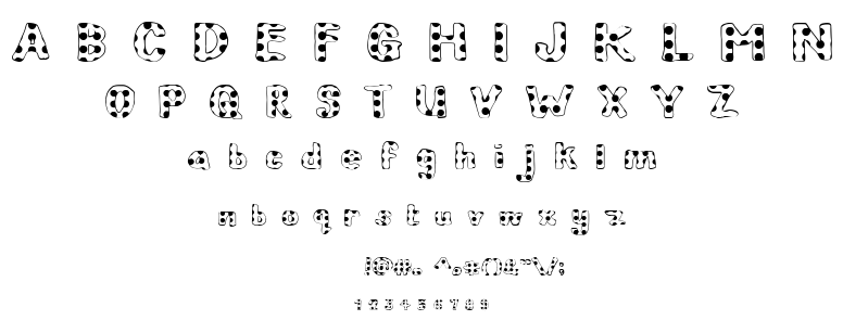 Pudsey Bear font