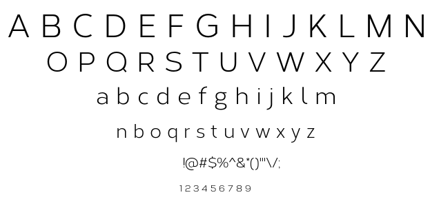 Corbert font