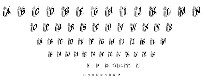 Davys Ribbons font