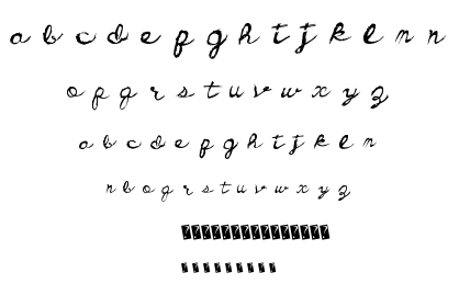 Dirty Cursive font