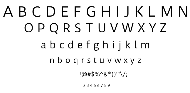 Duru Sans font