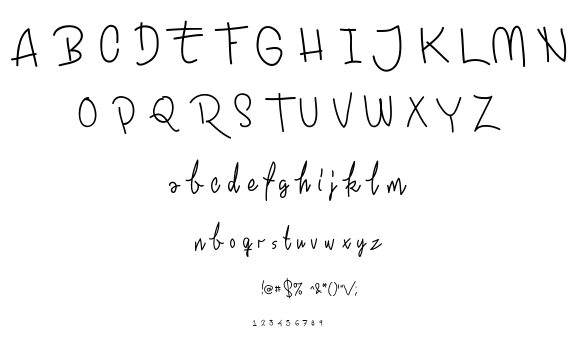 Ekologie Hand font