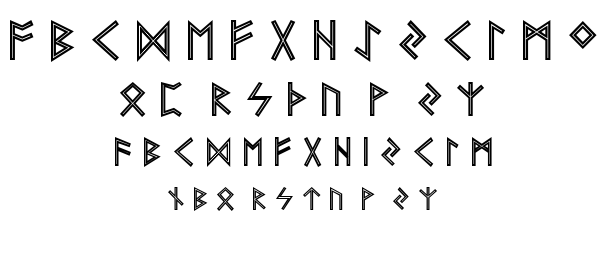 Futhark Aoe font font