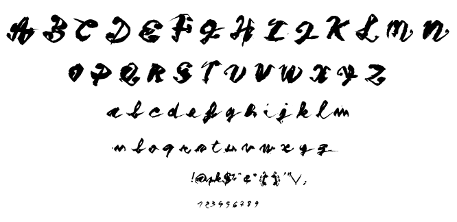 Figure Writing font