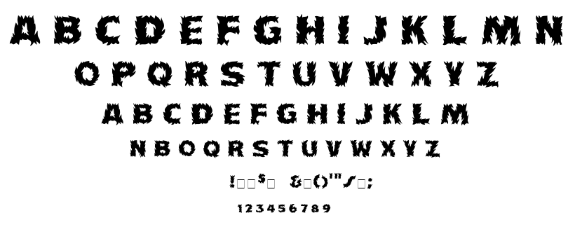 Firecat font