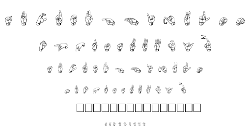 Gallaudet font