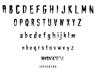 Haunt AOE font