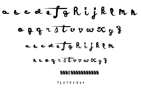 Holiday Event font