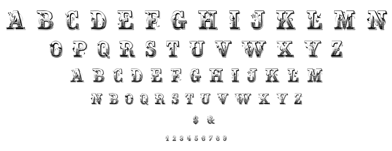 Holtzschue font