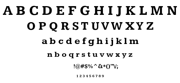 Kameron font