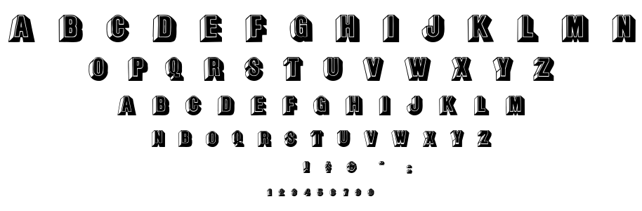 Lee Caps font