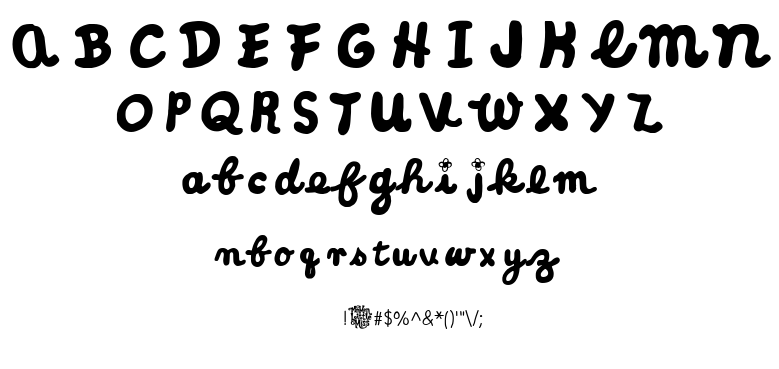 Little Miss Cursive font