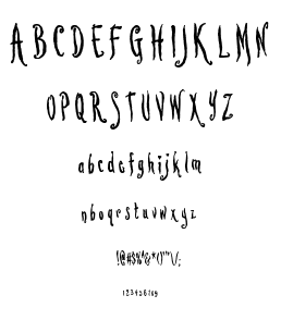 Lovesick AOE font