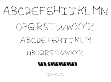 Magic Scribble font
