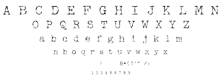 Mc Garey font