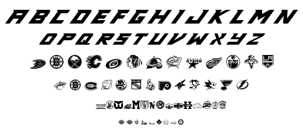 NHL font