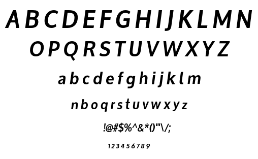 Oxygen font