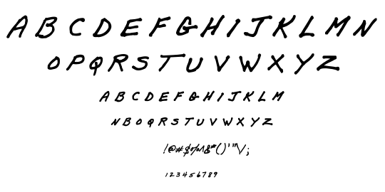Papa Mano AOE font