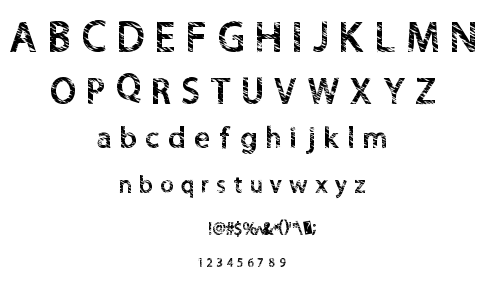 QuickCut font