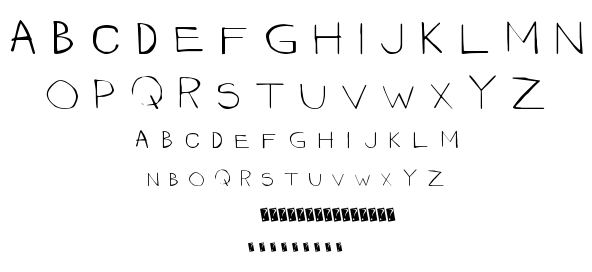 Quickly Caps font