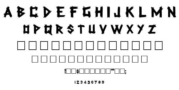 Rockmaker font