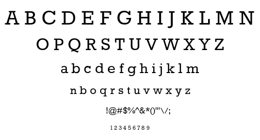 Rokkitt font