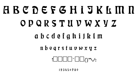 Rudelsberg font
