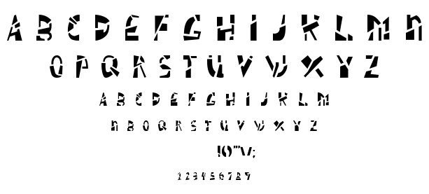 Schizm Aoe font