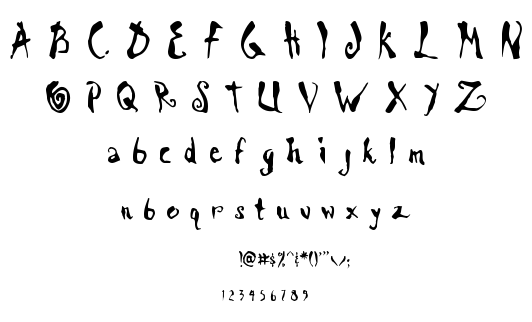 Scrawn AOE font