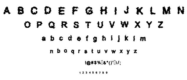 Shanshar font