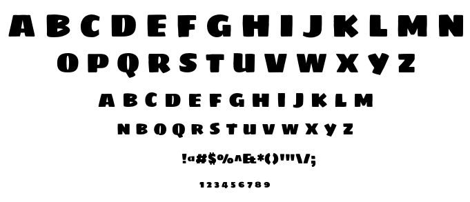Sigmar font