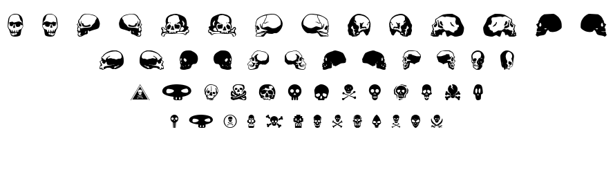 SkullBearer AOE font