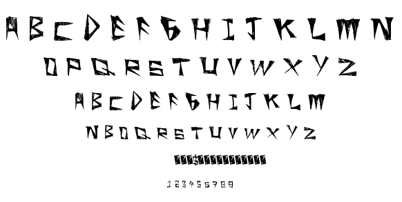 Slight Rocking font